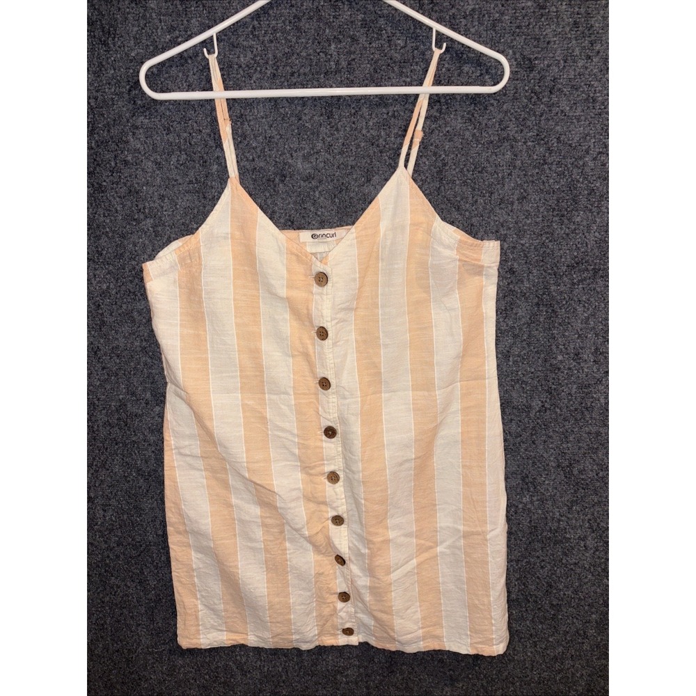 Rip Curl Woman's Havana Striped Mini‎ Sun Dress Size L